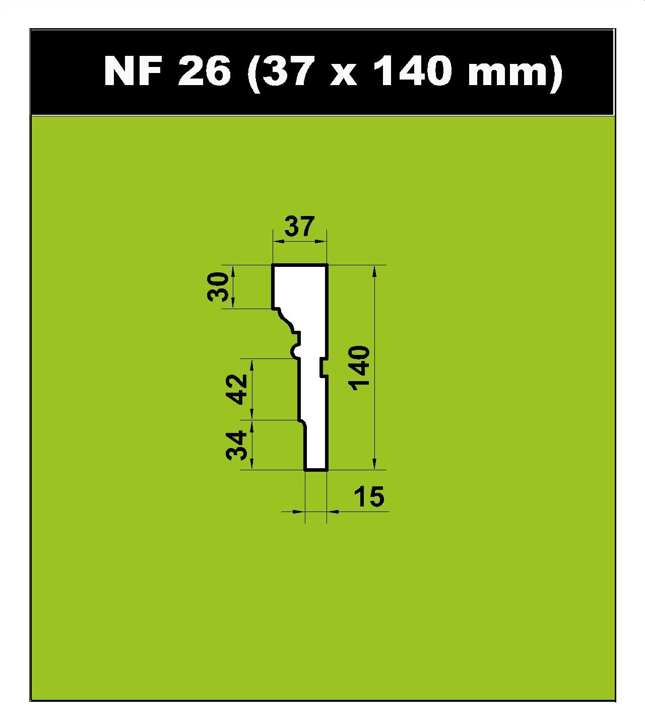 Наличник из пенопласта NF-26 Наличник из пенопласта NF-26
