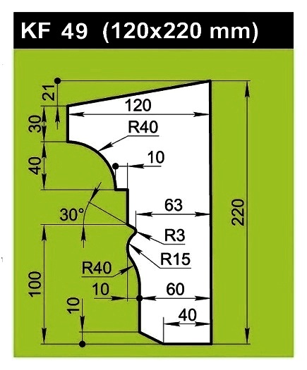 Карниз из пенопласта KF-49 Карниз из пенопласта KF-49