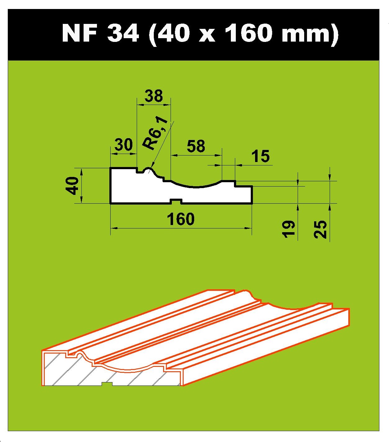Наличник NF-34 Наличник NF-34